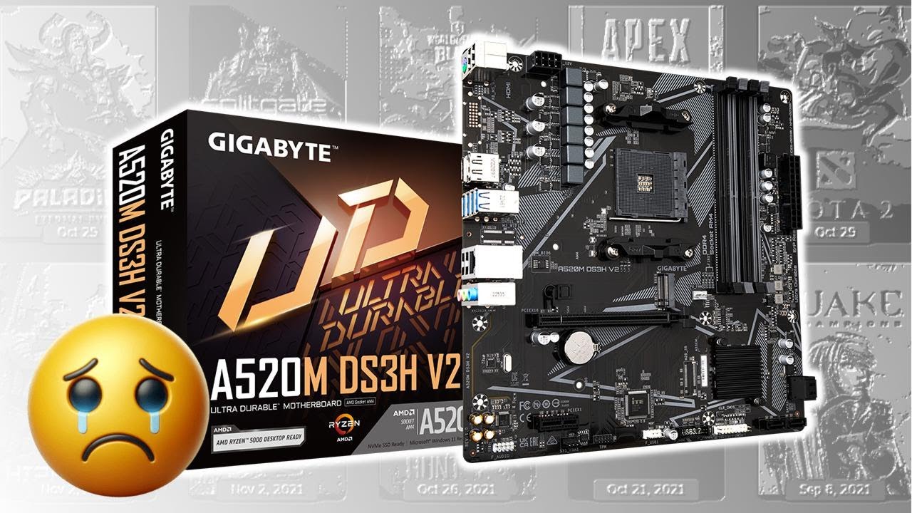 DEVOLVING Budget AM4 Motherboards? | GA-A520M-DS3H
