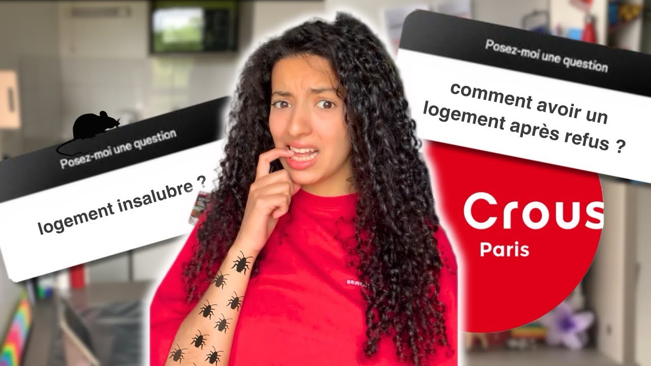 VIVRE EN RÉSIDENCE CROUS  : appartement tour + questions !