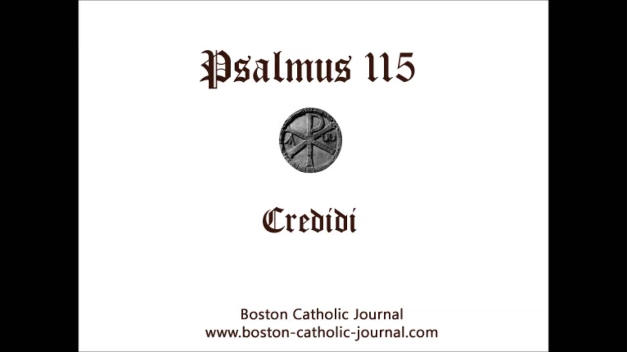 Psalm 115 in Latin