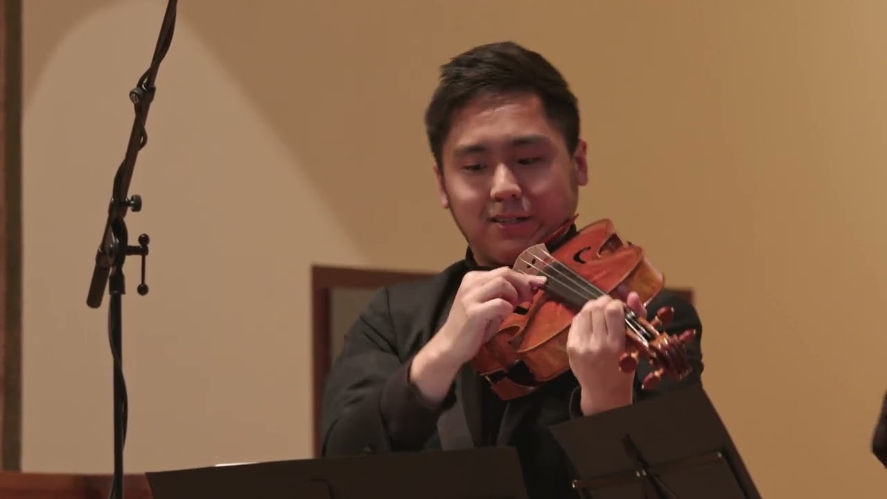 Garth Knox Viola Spaces for two pizzicato for nine fingers Gordon Lau, Héctor Cámara  Ruiz