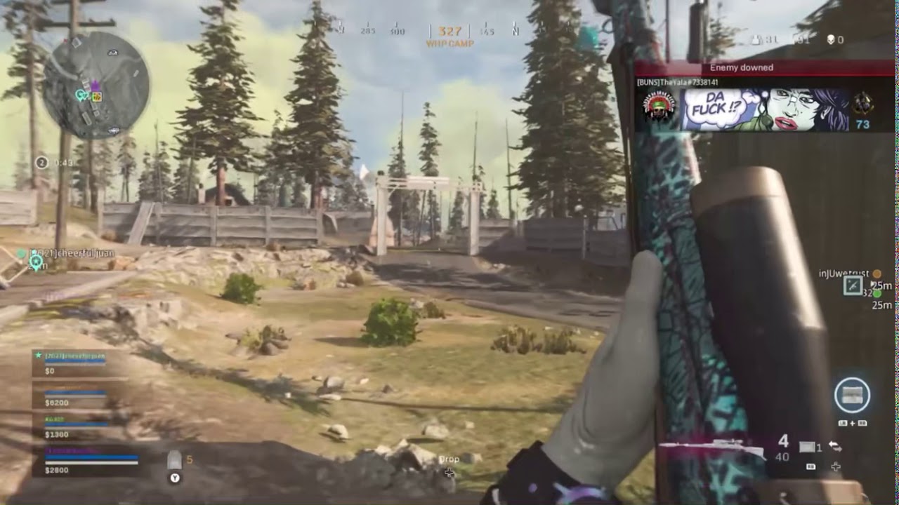**Cod Warzone Cold War Season 1** Nasty vehicle snipe and C4 explosion