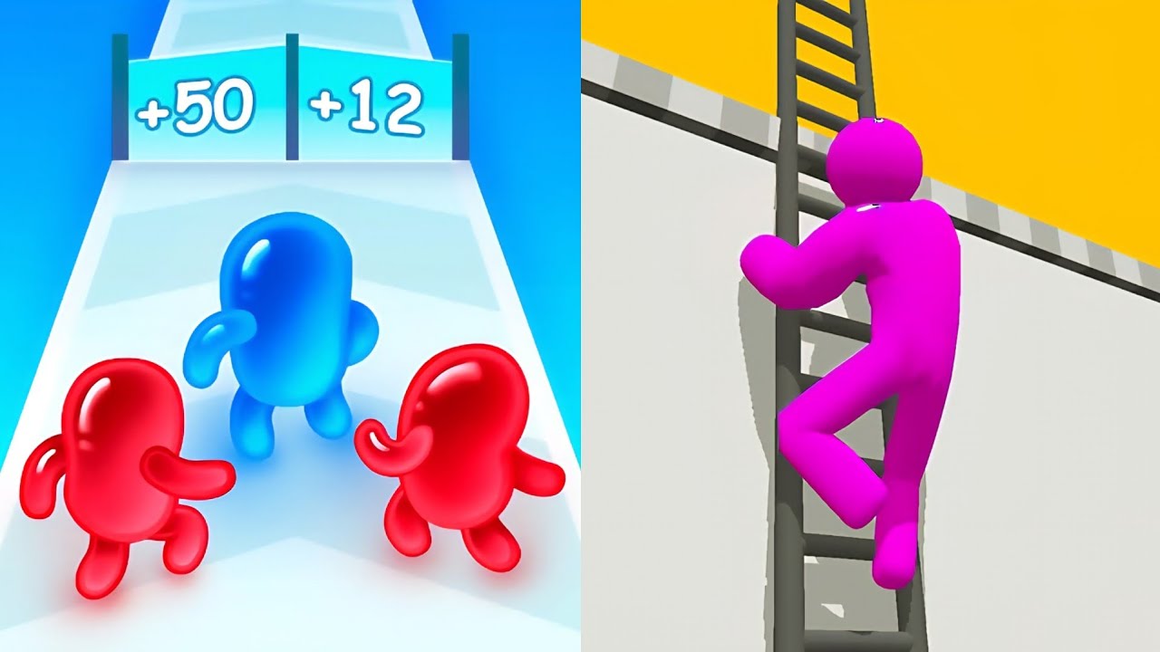 Blob Clash VS Ladder Master 🪼🐙🪜👨🏼‍🌾 | Android iOS Gameplay | Ep 23