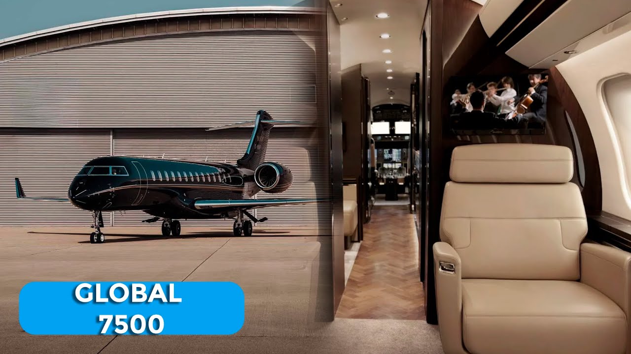 INCR&Iacute;VEL! Bombardier Global 7500: O Jato Executivo de Maior Alcance