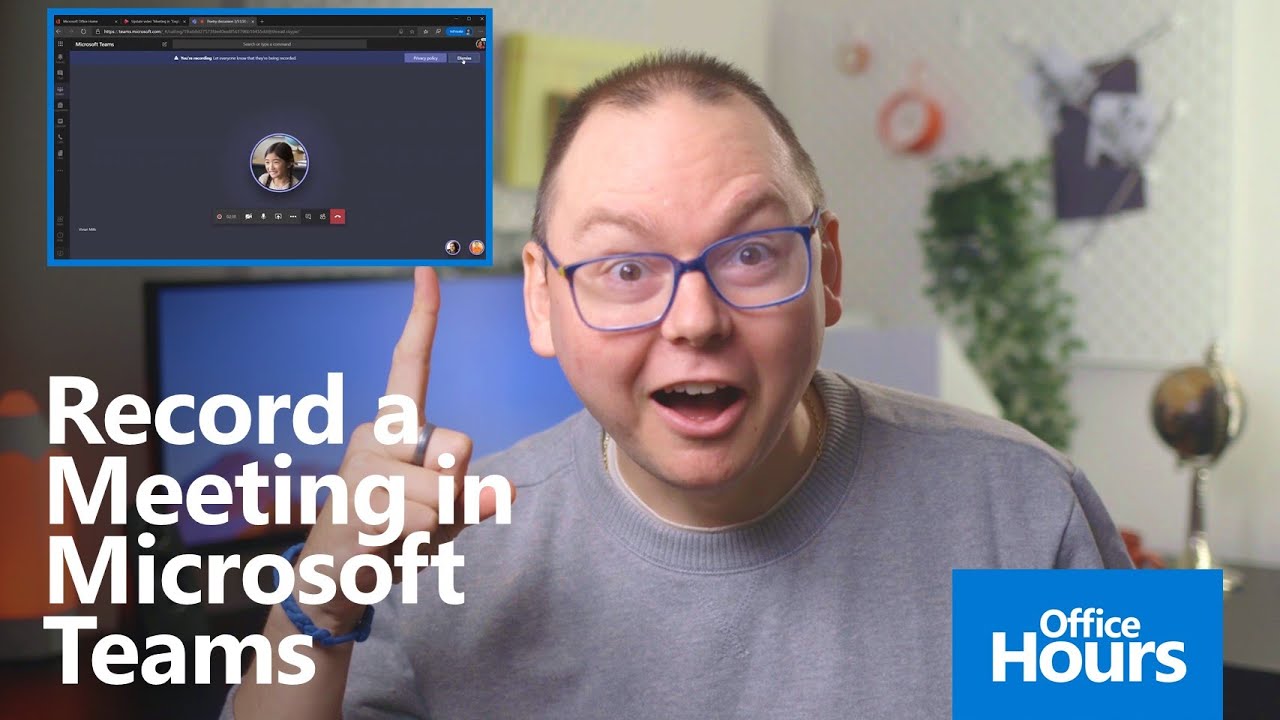 How to record a meeting using Microsoft Teams