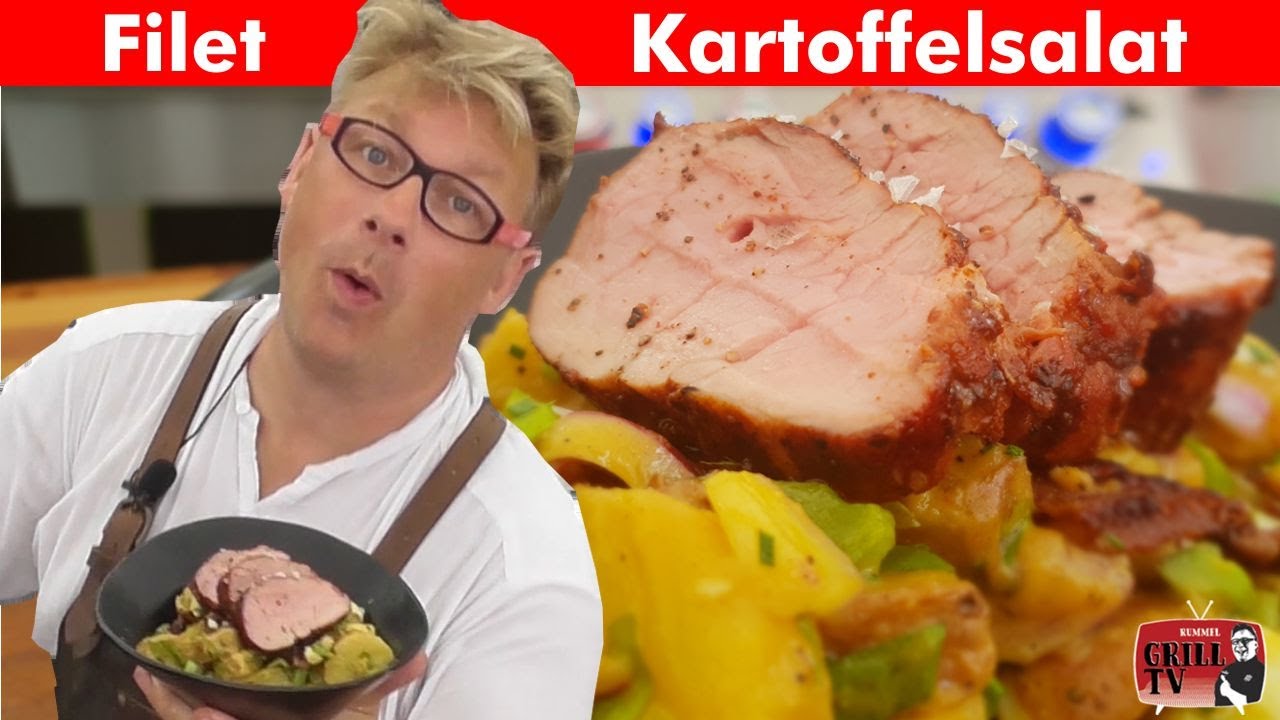 Spe(c)ktakulärer Kartoffelsalat mit gesmoktem Schweinefilet #rummelgrilltv