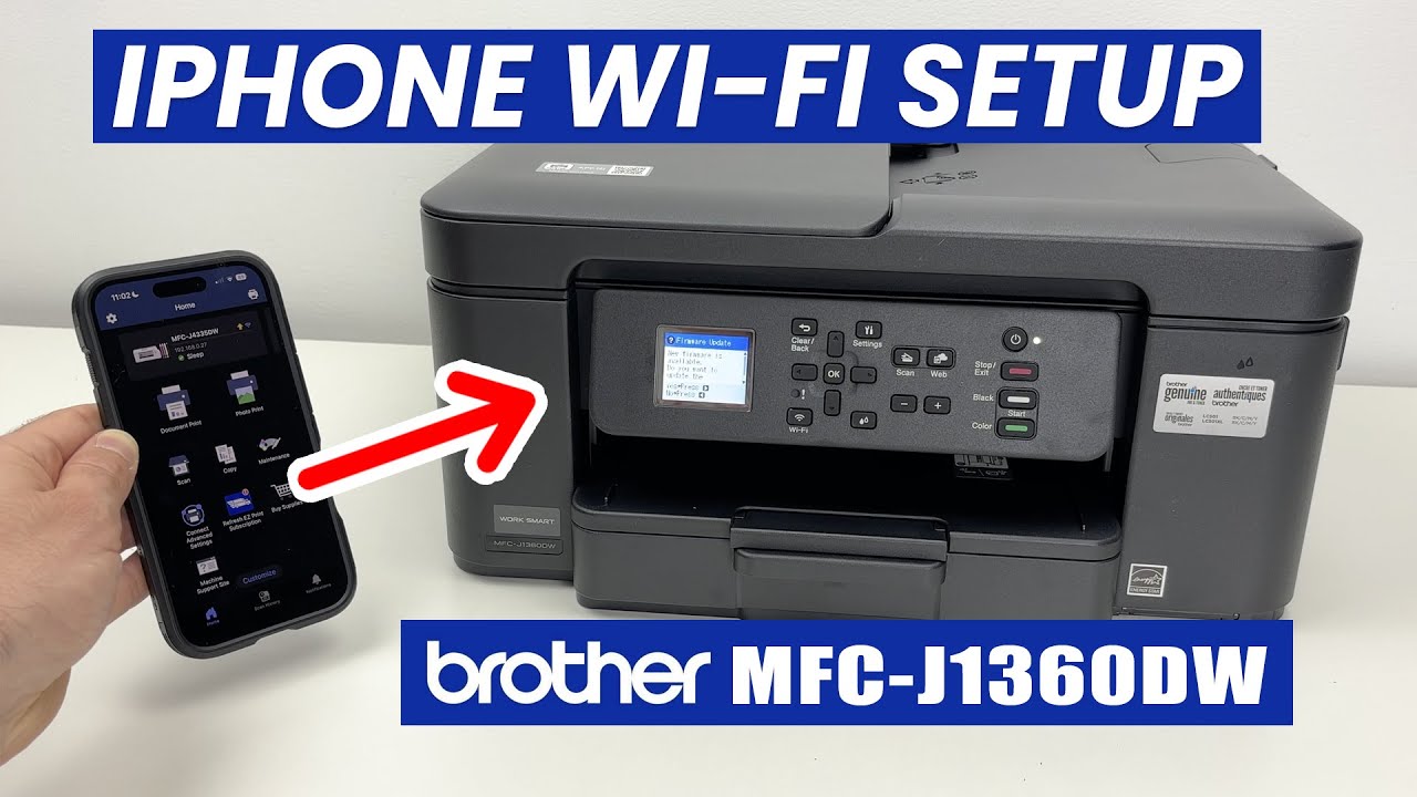 Brother MFC-J1360DW: как подключиться, печатать и сканировать с iPhone