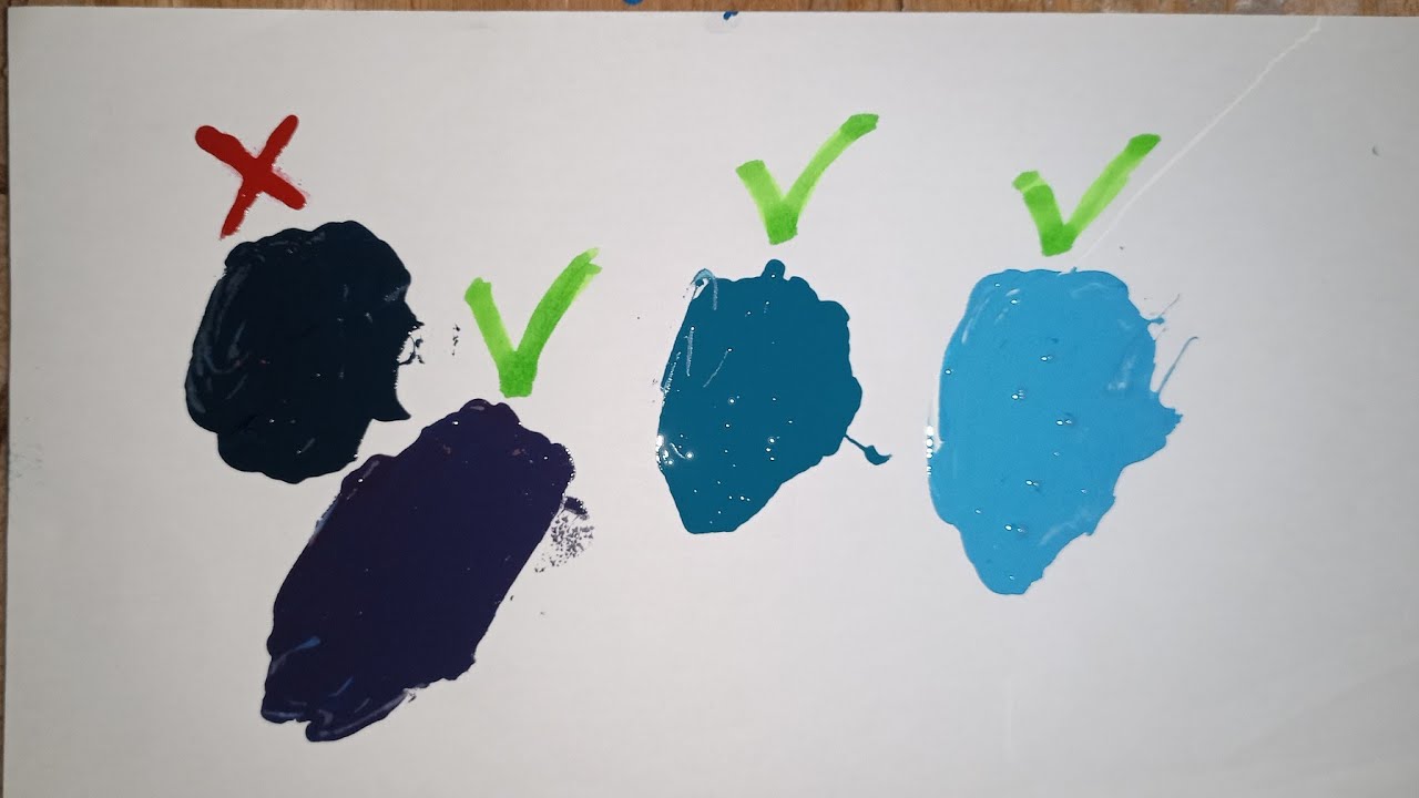 Comment mélanger les types de bleus en peinture à l'huile.