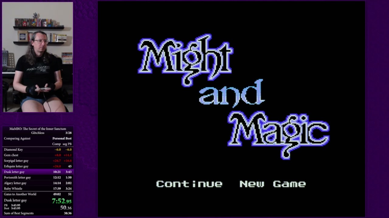 Speedrun of Might & Magic (NES) - glitchless in 34:19.784