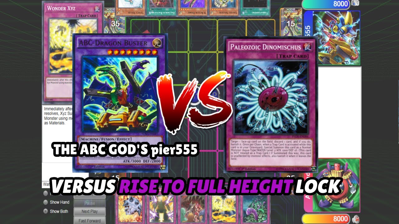 DuelingBook Highlight: pier555's ABC vs Paleozoic: Versus Rise to Full Height Lock