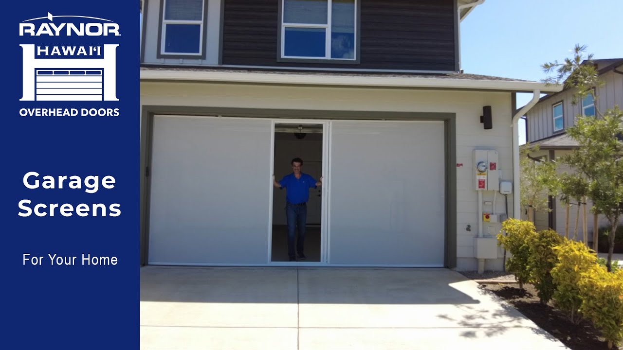 Amazing Garage Screen Can Transform Your Home! #garagedoor #homeimprovementideas #hawaiihomes