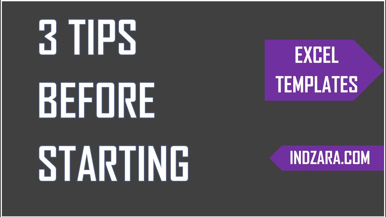 3 wskaz&oacute;wki przed rozpoczęciem korzystania z szablon&oacute;w Excela z indzara.com
