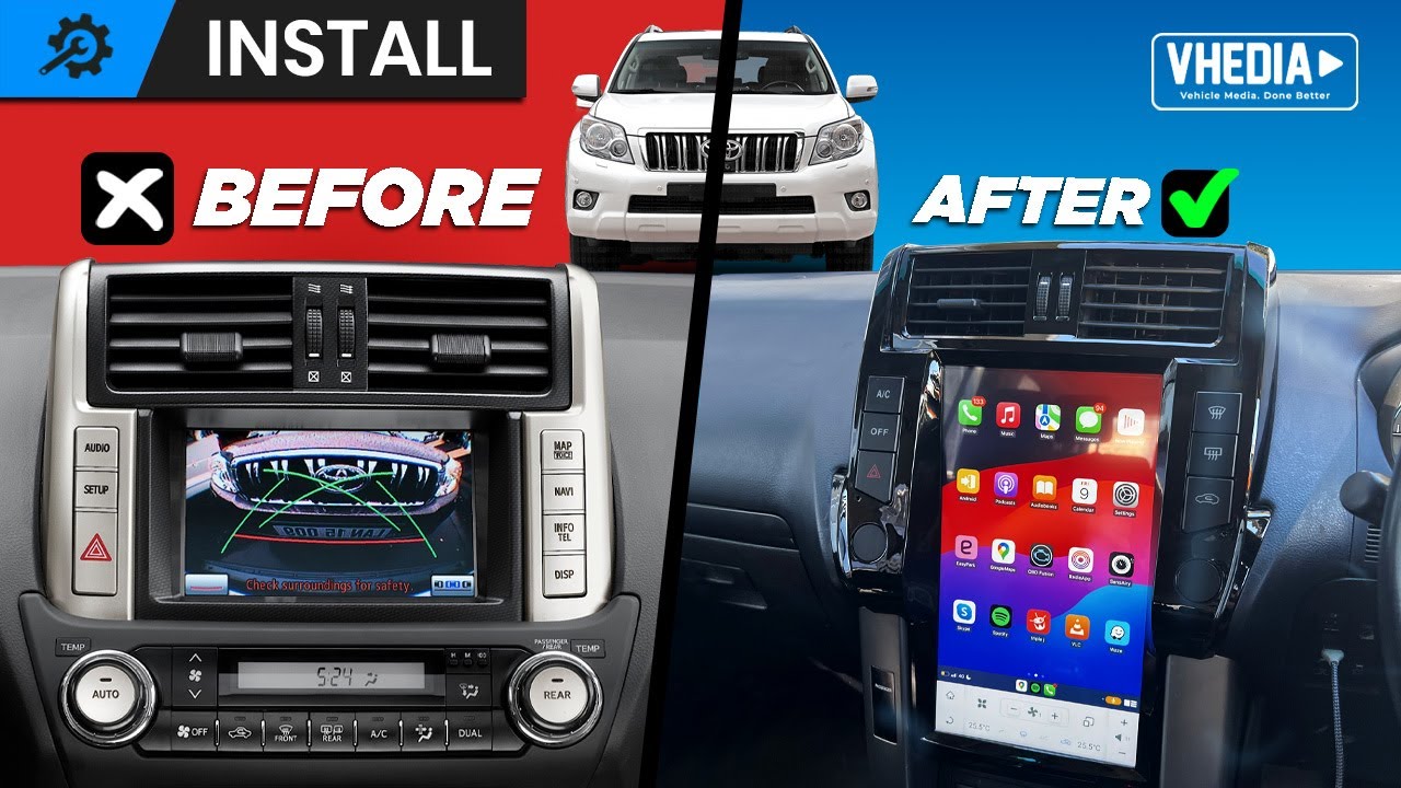 Head Unit Suitable for Toyota Prado 2009 2013 Kakadu, VX & Altitude - T series