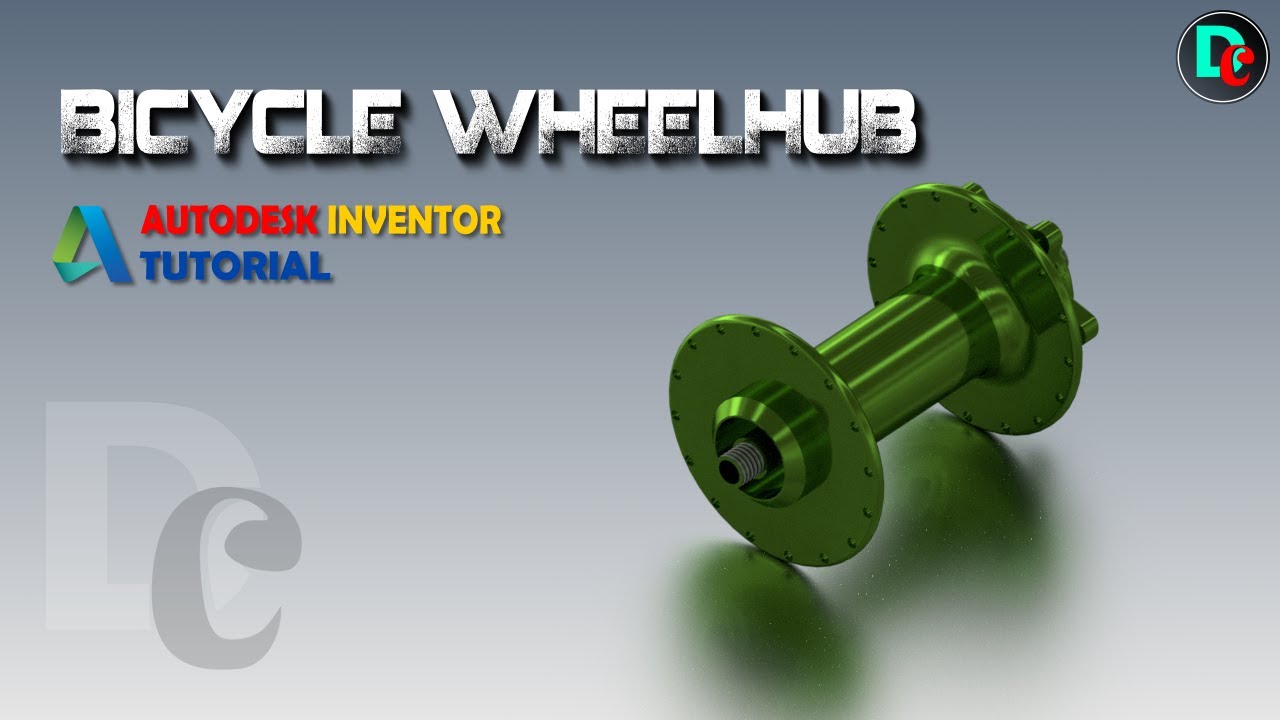 Autodesk Inventor Tutorial : Bicycle Wheelhub