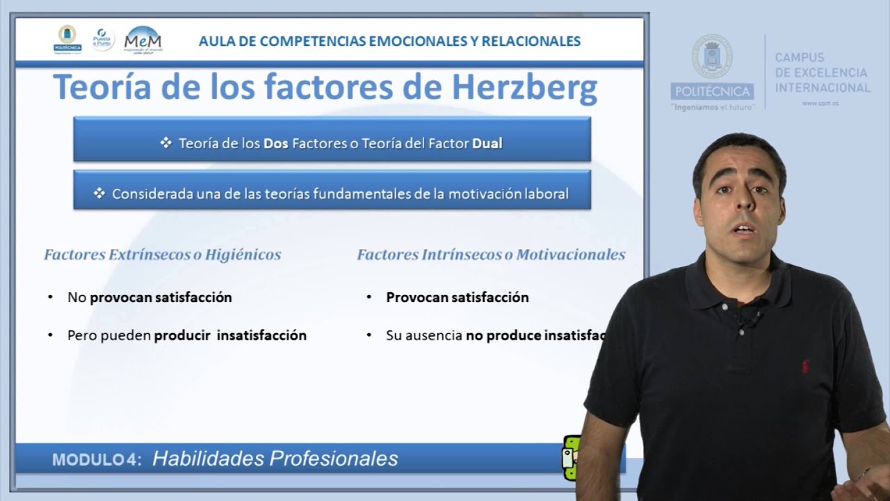 Teoría de los factores Herzberg
