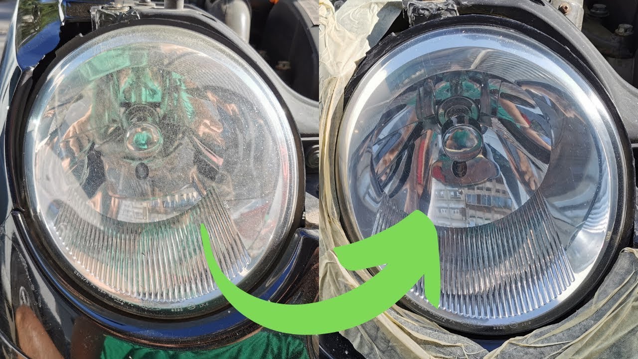 VW Lupo and Polo cheap headlight polish by hand at home (works on any other car also)