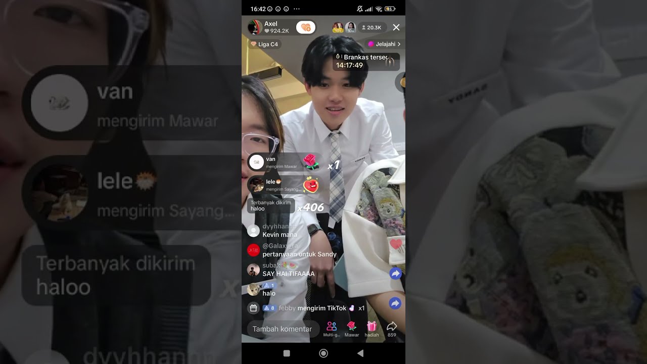 LIVE TIKTOK AXEL, SANDY, MAXWELL COC #clashofchampions #coc #ruangguru #maxwell
