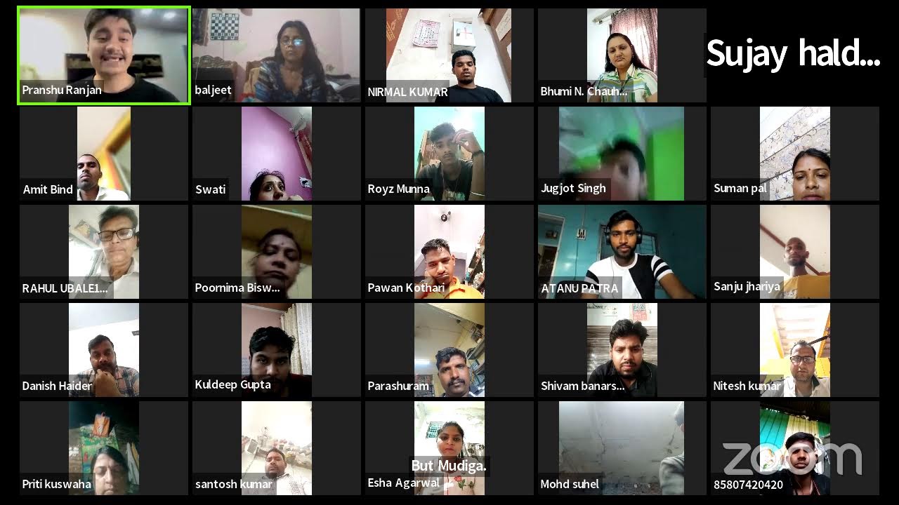 Bootcamp Session | Pranshu Ranjan