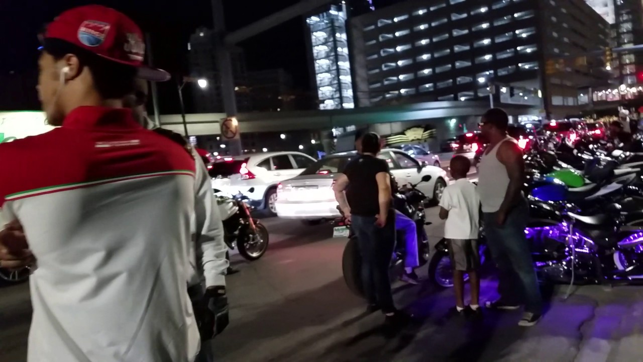 Detroit Bikelife. [Bike Night Downtown] Centre Park