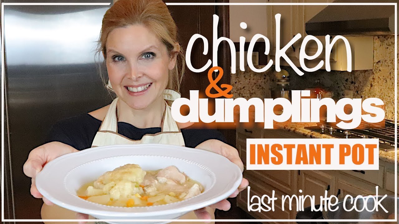 Instant Pot Chicken and Dumplings recipe