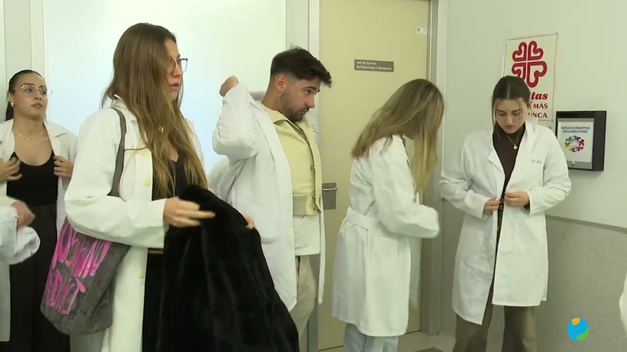 12/02/2024 Los alumnos de medicina de la UCAM Cartagena empiezan sus prácticas