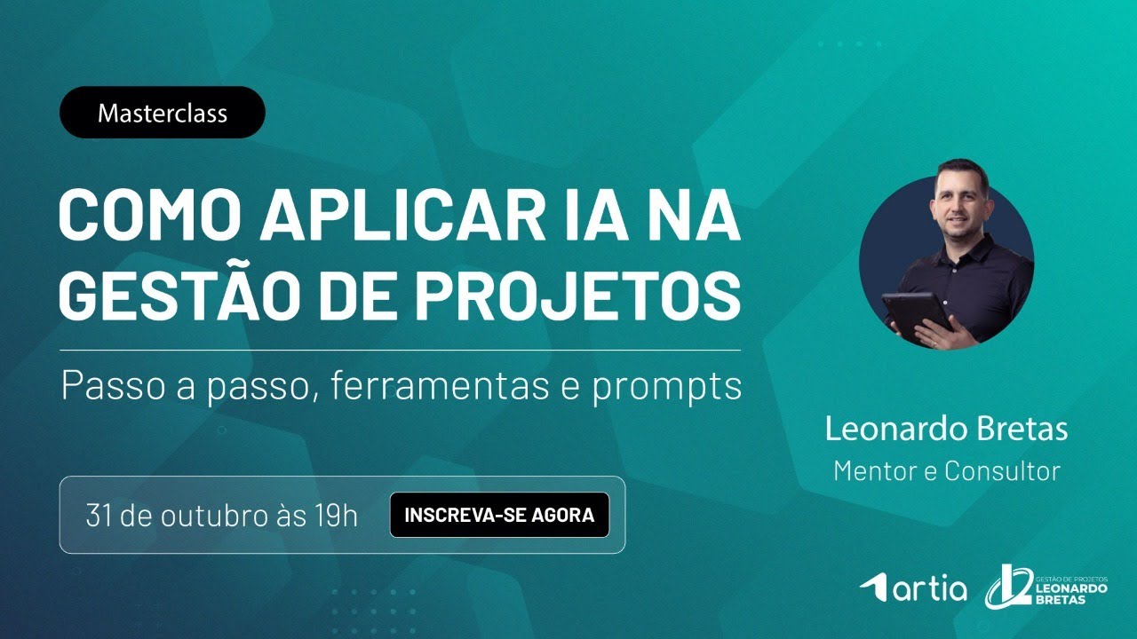 [Masterclass Gratuita] Como usar IA na Gestão de Projetos