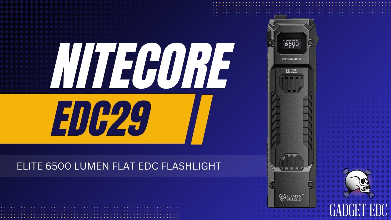 Why the Nitecore EDC29 Flashlight is a MUST Have for Your 2025 EDC Kit!   Field Test & Review