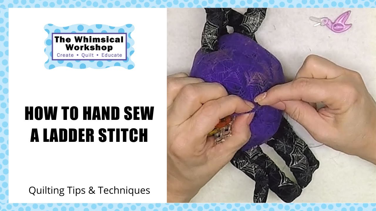 How to Sew a Stuffed Animal Back Together | Ladder Stitch