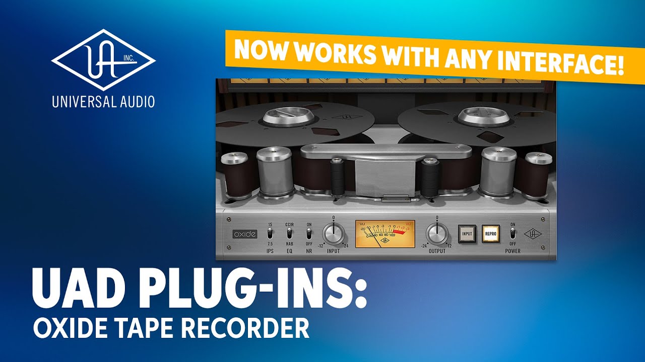 Universal Audio UAD Oxide Tape Recorder Plug-in Demo