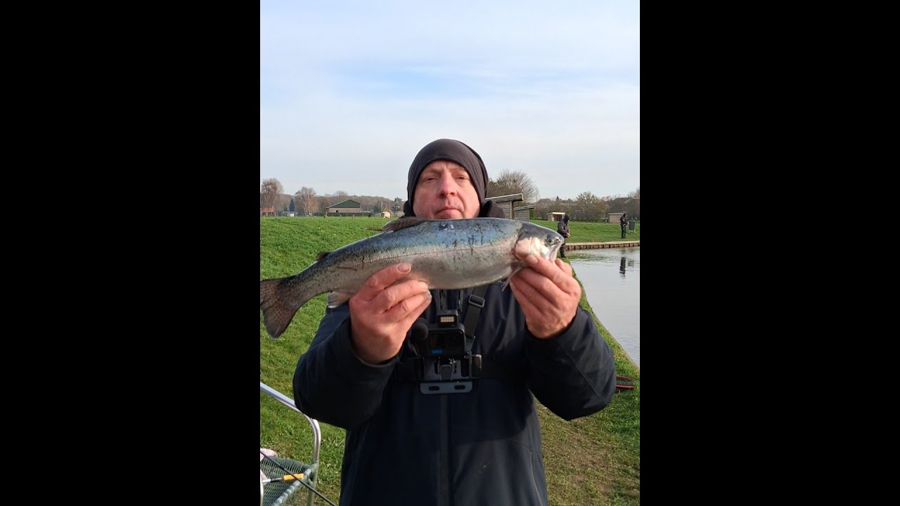 4 STUNDEN AM LACHSFORELLEN TEICH!