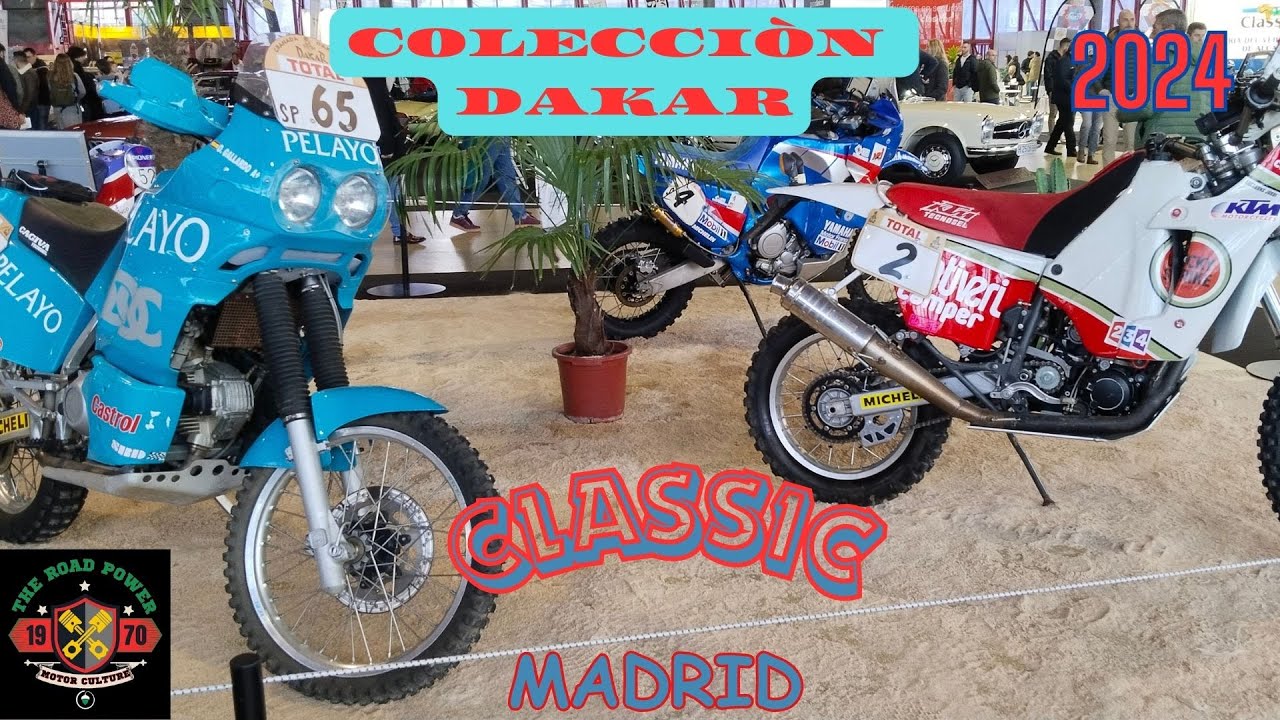 HISTORICAS ¡ MOTOS CLÁSICAS DEL DAKAR ! Classic Madrid 2024