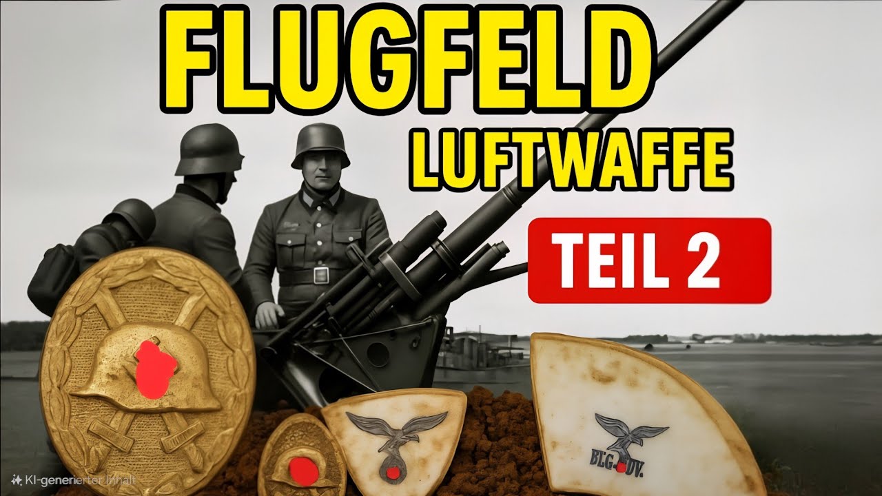 „Verstecktes Nazi-Flugfeld – seltene Relikte nach 80 Jahren gefunden!