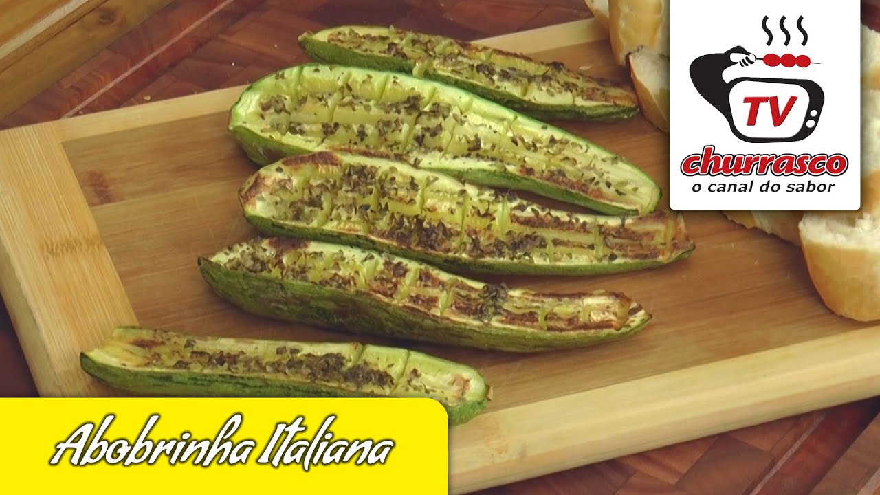 Receita de Abobrinha Italiana - Tv Churrasco