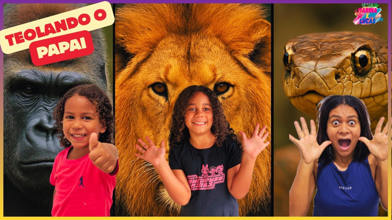 TROLAMOS O JOABE IMITANDO VÁRIOS ANIMAIS SELVAGENS!!!