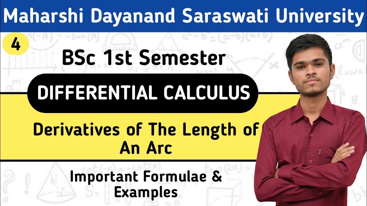 4. Derivatives of The Length of an Arc | Differential Calculus | MDSU