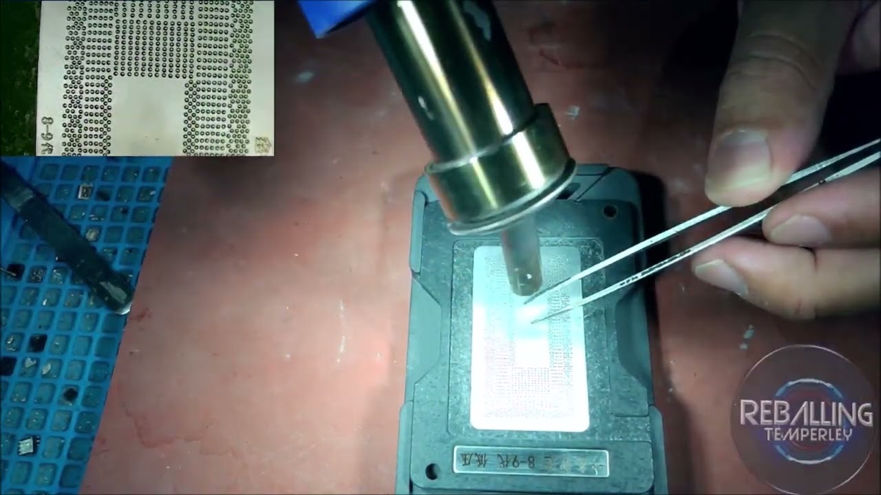 Reballing cpu intel.