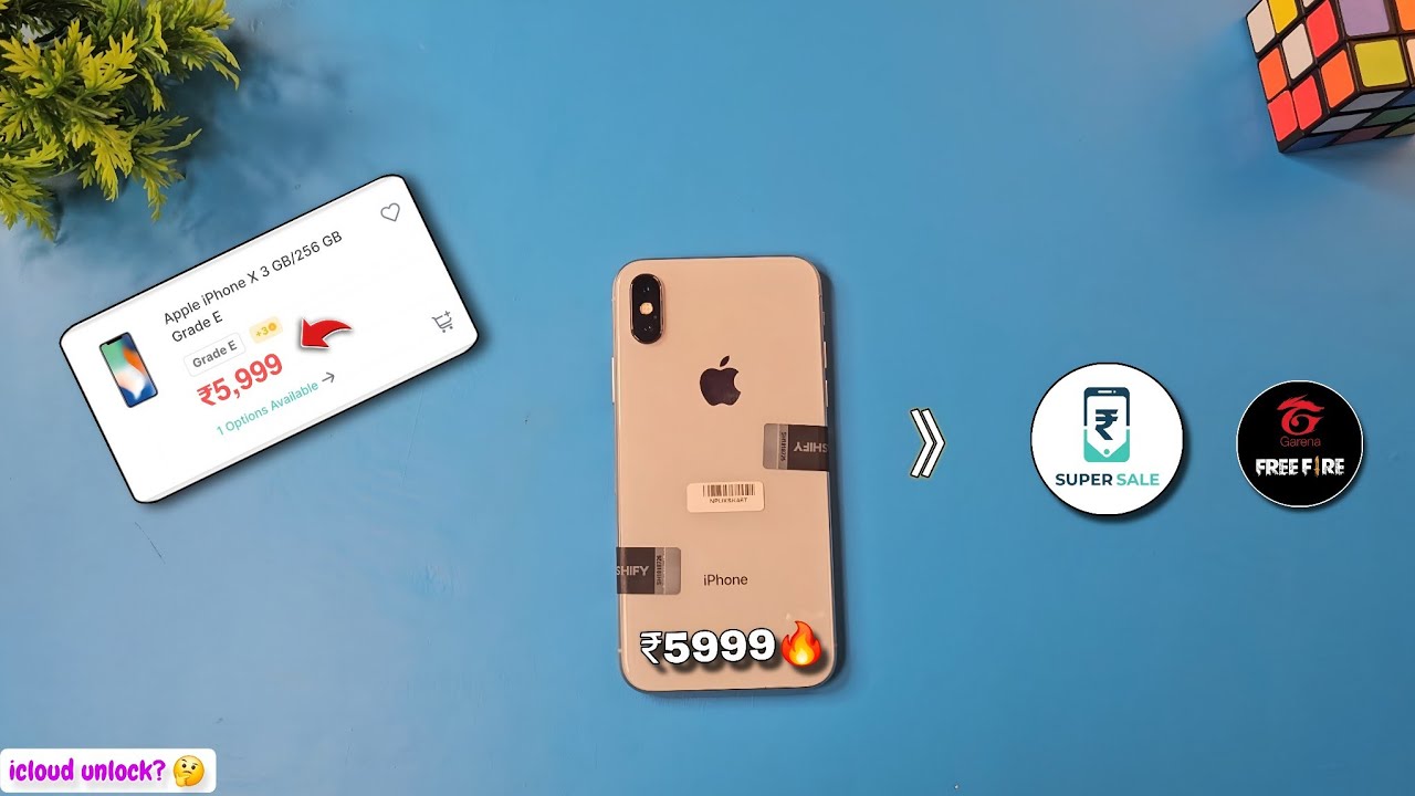 iPhone X in just ₹5999/-🔥 From Cashify 》Grade: E🤔
