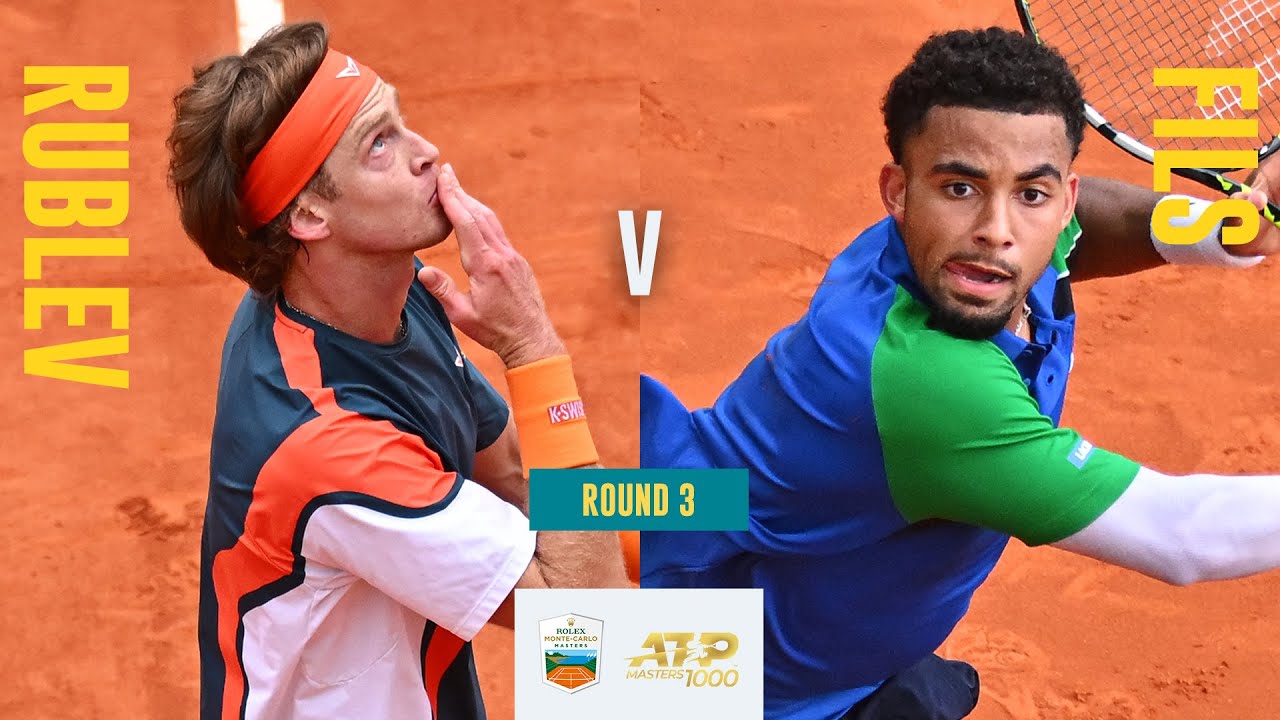 Andrey Rublev vs Arthur Fils Highlights | Rolex Monte-Carlo Masters 2025