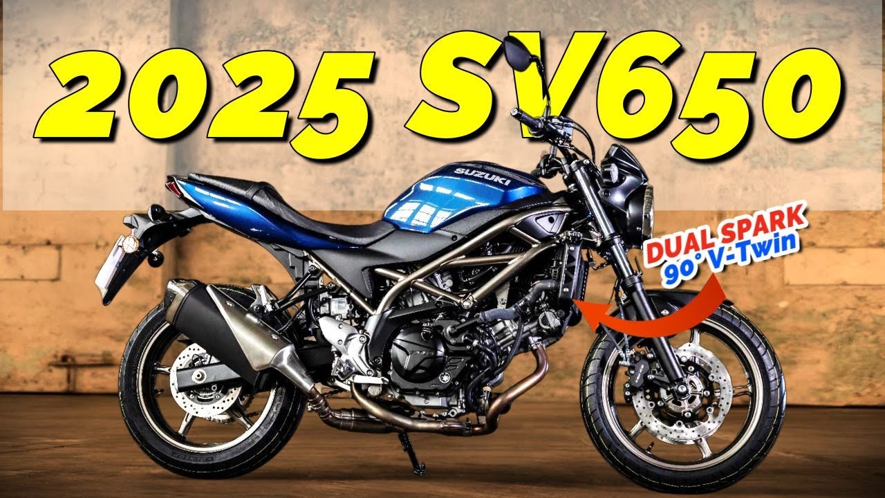 SUZUKI SV650 2025 года: Магия V-Twin!