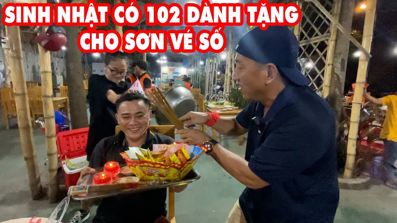 Sinh nhật có 102 của Sơn vé số và cái kết