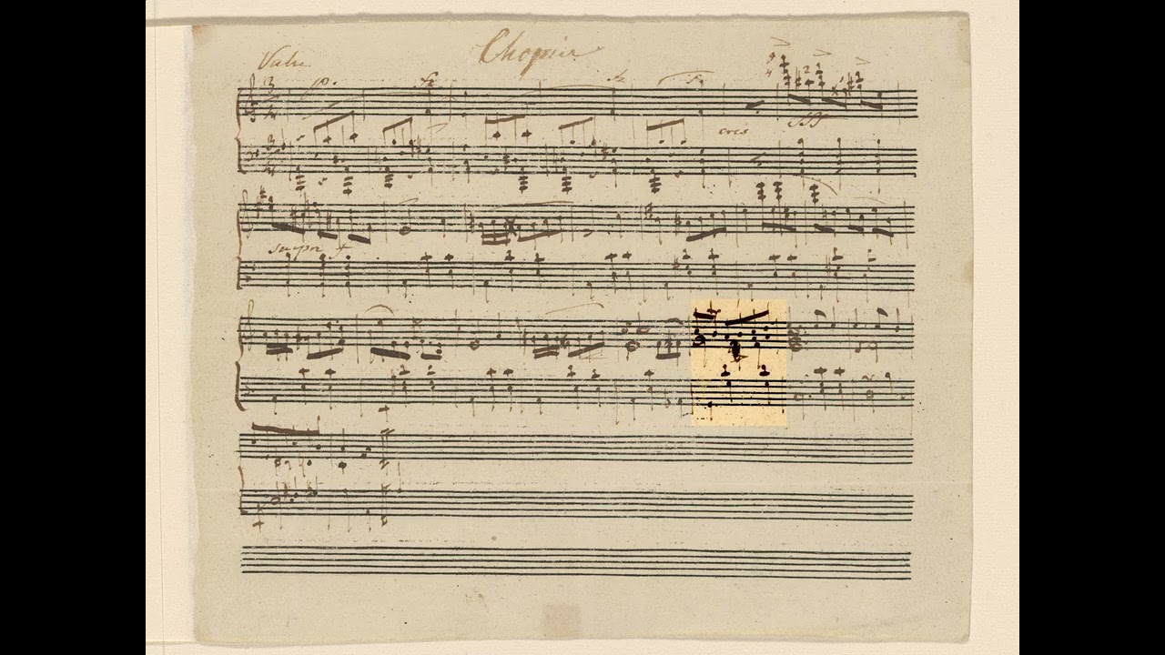 Chopin's newly discovered waltz in A minor