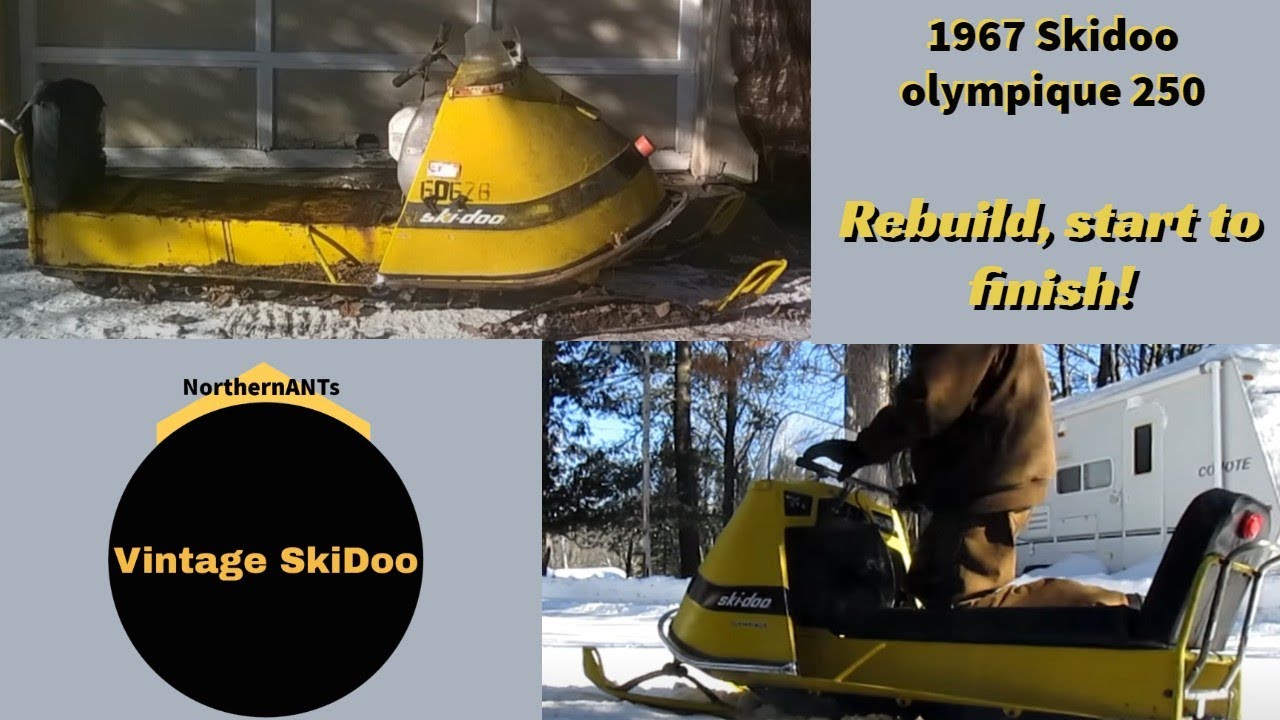 restored 1967 ski doo olympique 250