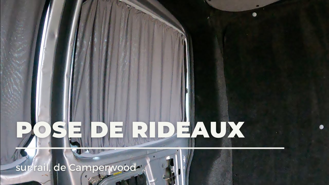 Pose des rideaux vw transporter t5/t6