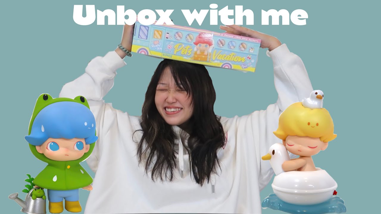 【即完売❗️】POPMART最新作DIMOO「Pet's Vacation」を一箱開封❤︎