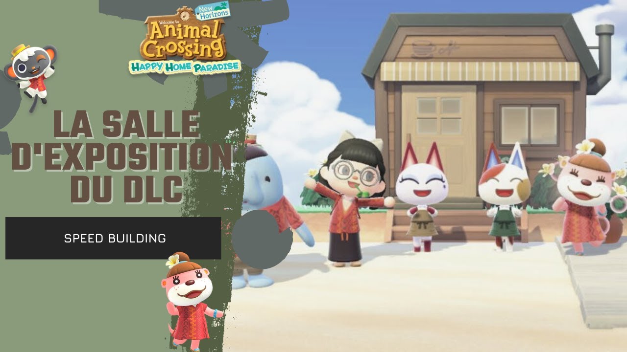 La salle s'exposition du DLC | Happy Home Paradise | ACNH Speed Building