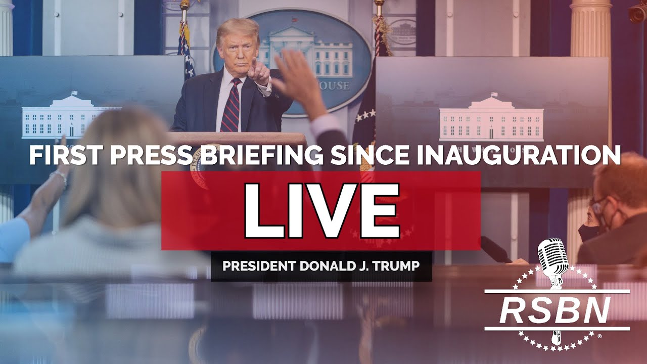 LIVE REPLAY: President Donald J. Trump Holds First Press Briefing Since Inauguration - 1/21/25
