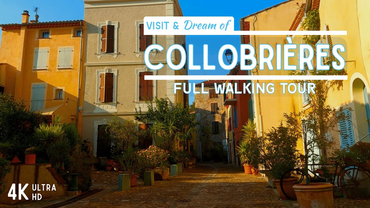 💜 COLLOBRIÈRES, FRENCH typical village in the Var, PROVENCE ☀️ Relaxing early evening walk