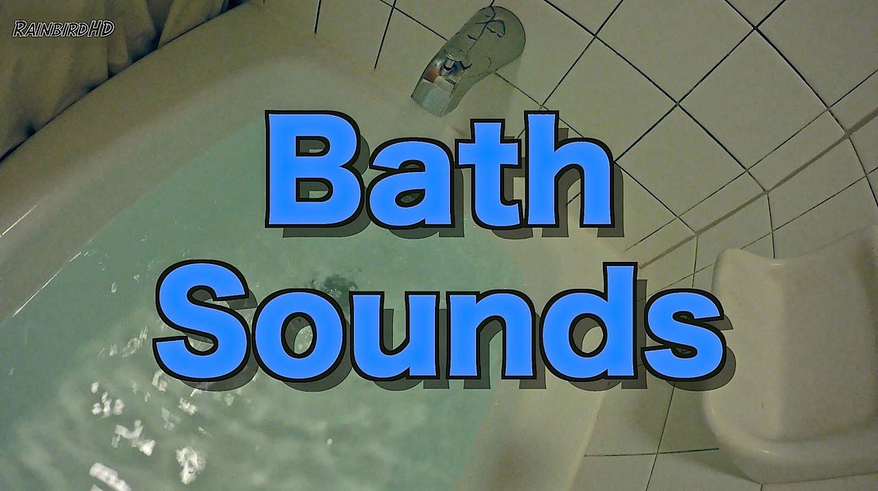 [4K] Running Bath Sounds | 2 Hours of Running Bathwater / Bath Filling / Water Sounds