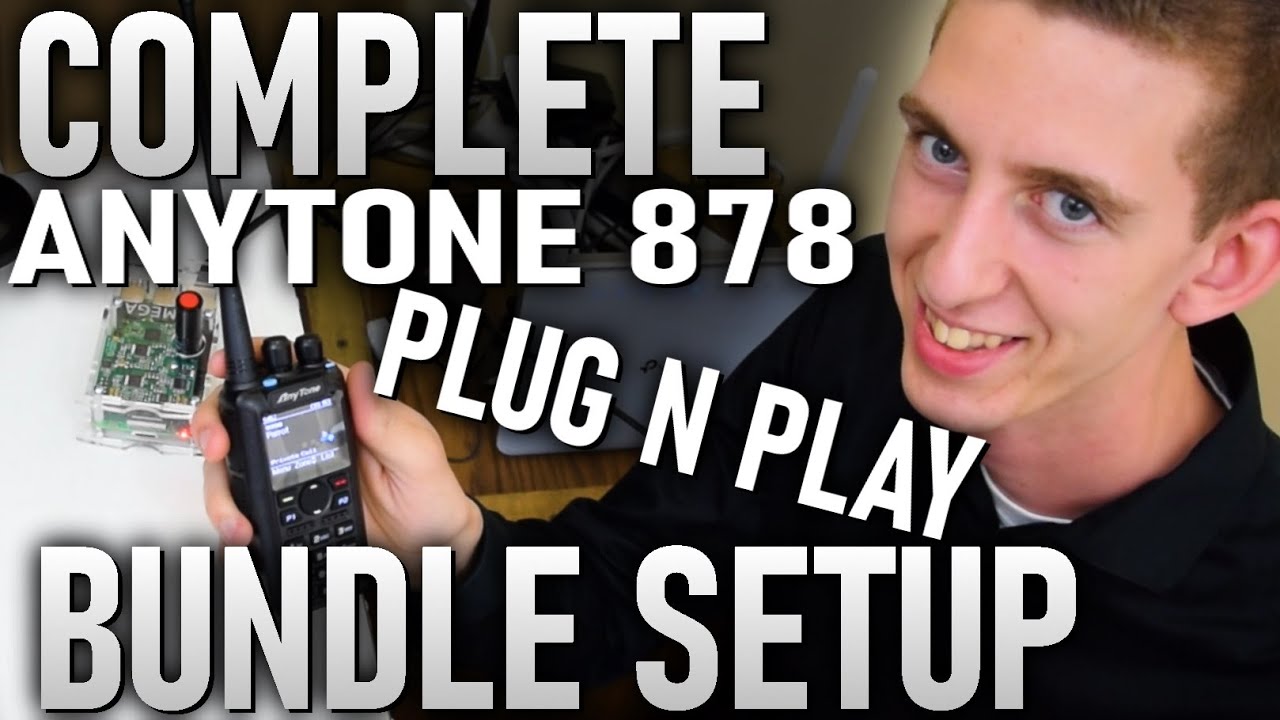 AnyTone 878 Plug n Play Bundle Unboxing, Set Up and Demo