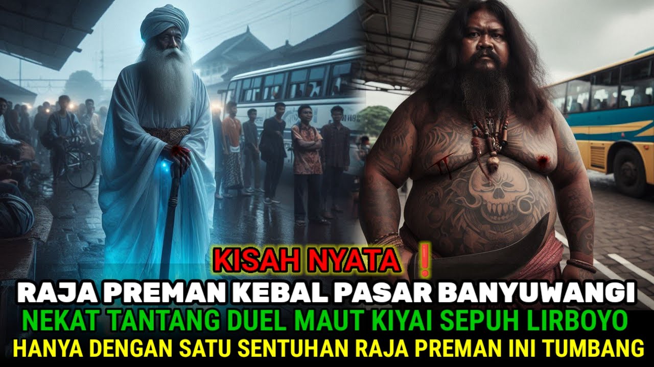 KISAH NYATA❗ KYAI SEPUH LIRBOYO HABISI RAJA PREMAN KEBAL PASAR BANYUWANGI HANYA DENGAN SATU SENTUHAN