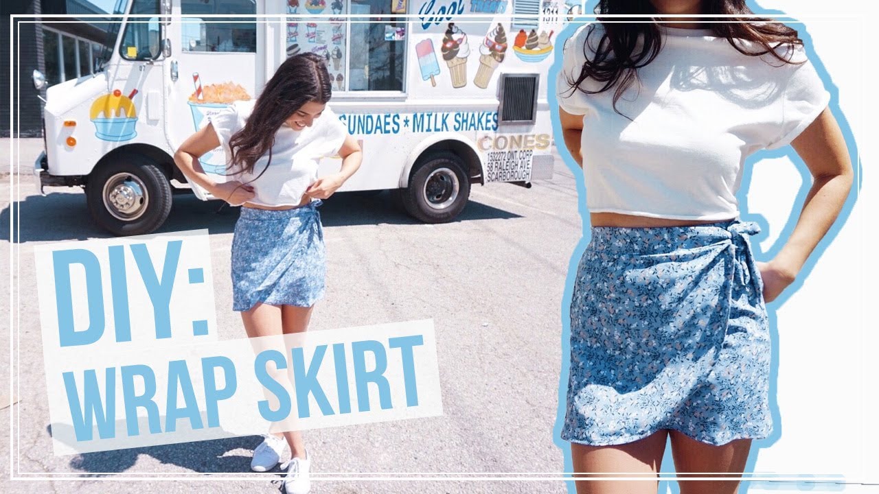 FAUX WRAP SKIRT | DIY | smilesfornicole